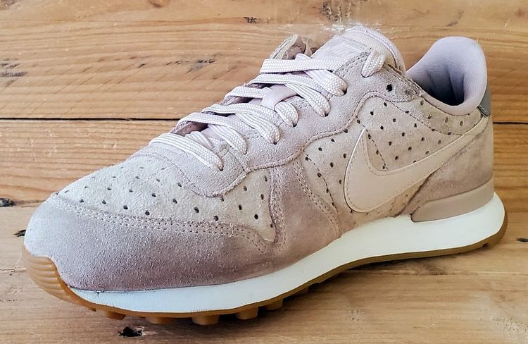 Nike Internationalist Low Suede Trainers UK4.5/US7/E38 828404-204 Pink/White/Gum image 13