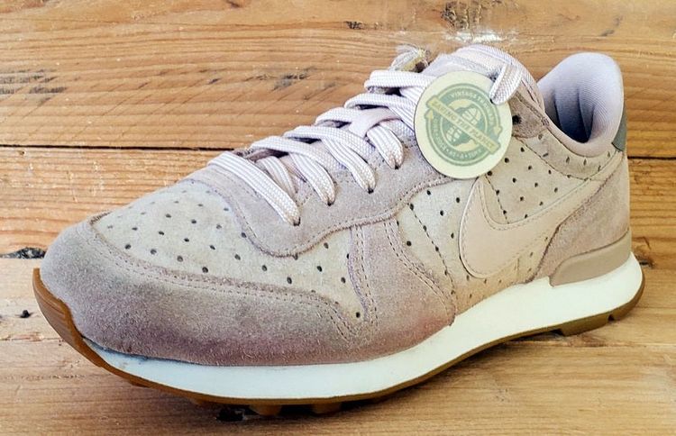 Nike Internationalist Low Suede Trainers UK4.5/US7/E38 828404-204 Pink/White/Gum image 2