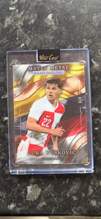 Wild Card Matte Metal Road To Glory Luka Vuskovic Trading Cards 1/1