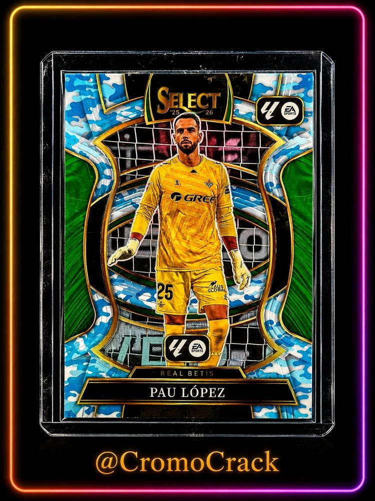 Pau López Winter Camo /30 – Panini Select La Liga 2025/26 