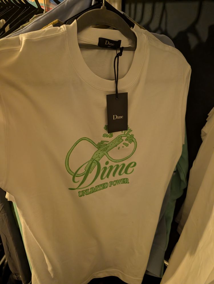 Dime White T-Shirt