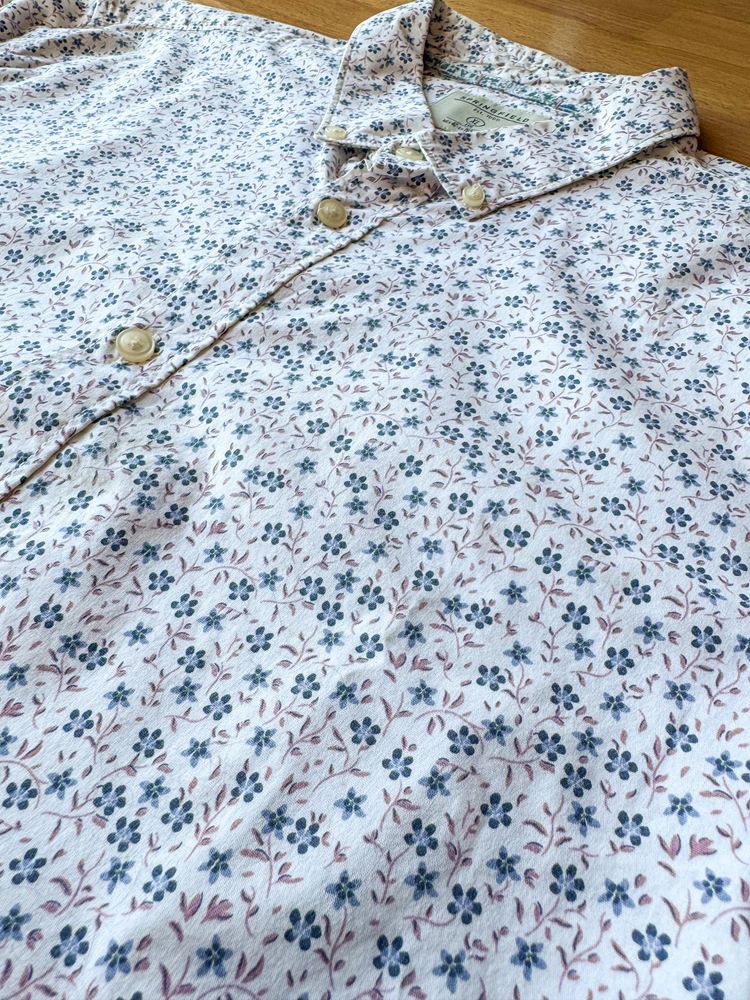Immagine di Springfield Men'S Button-Up Floral Shirt 3