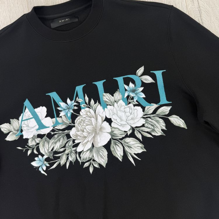 Amiri Men’s Black Crewneck Jumper - Medium image 2
