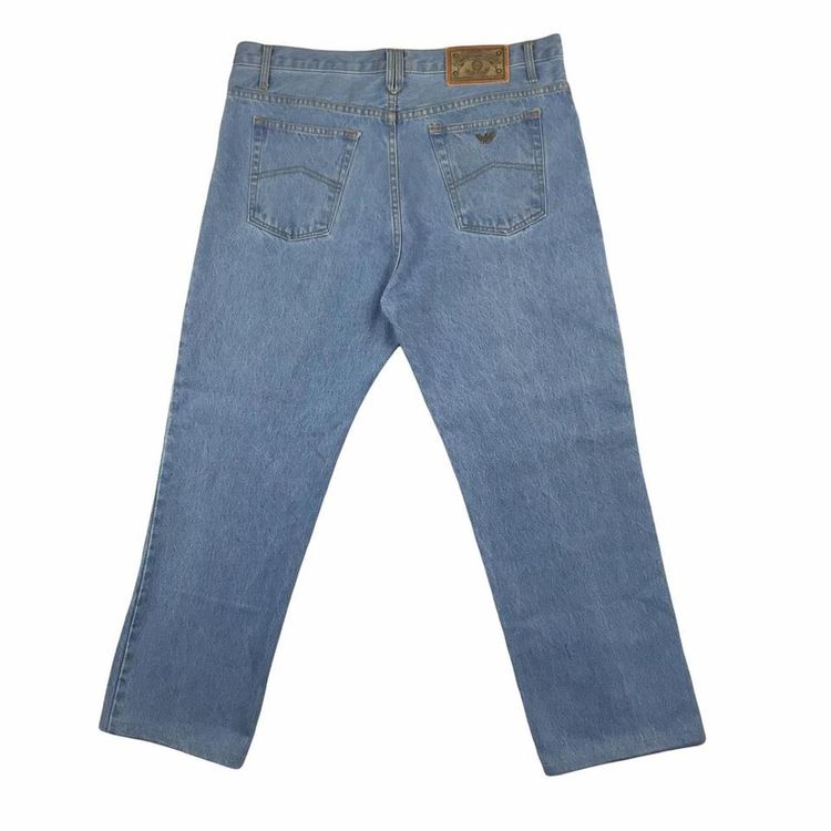 Mens True Blue ARMANI JEANS Straight Classic W38 L28 Gold Label Italian Vintage 3