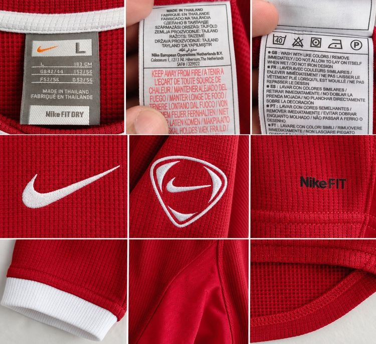 Immagine di Nike Red Long Sleeve Sports Shirt 8