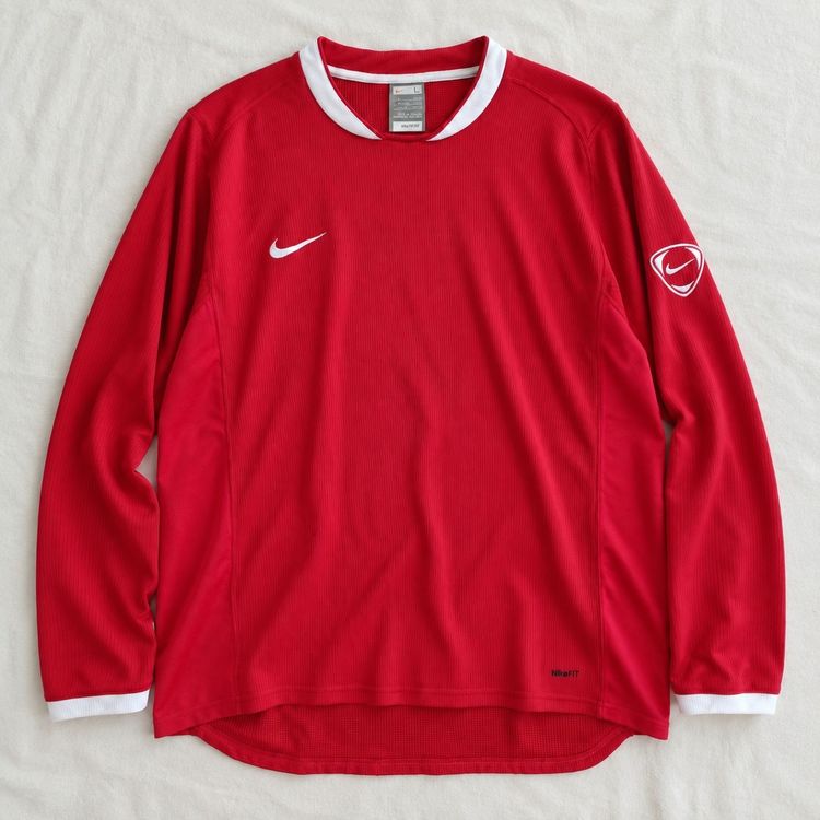 Nike Red Long Sleeve Sports Shirt