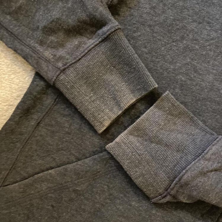 Carhartt dark grey and white full zip workwear hoodie with large white graphic carhartt logo carhart 3