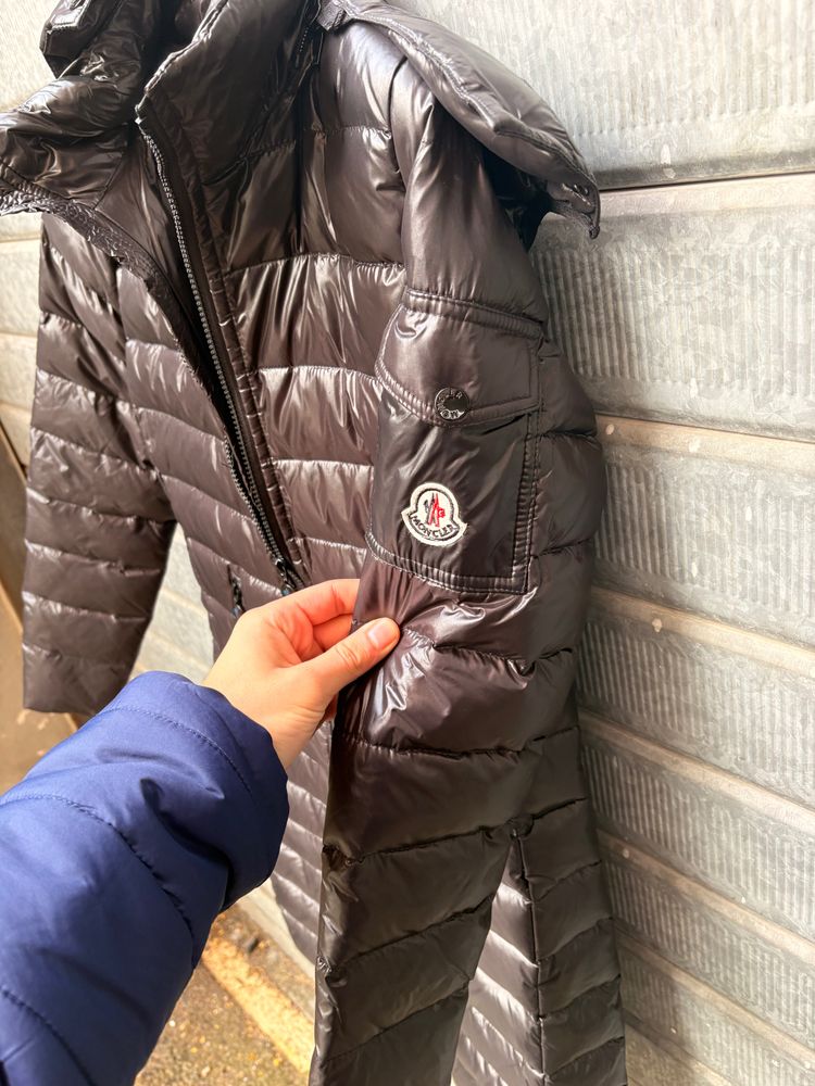 Moncler Long Padded Coat With Hood image 6