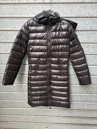 Moncler Long Padded Coat With Hood