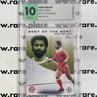 MCG GEM MT 10 GERD MÜLLER #BOTB-6 2025 TOPPS BEST OF THE BEST