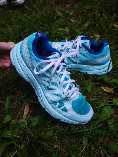 Salomon Blue Running Shoes