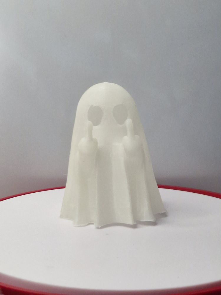 Glow in the dark Ghost-Shaped 3d print image 2