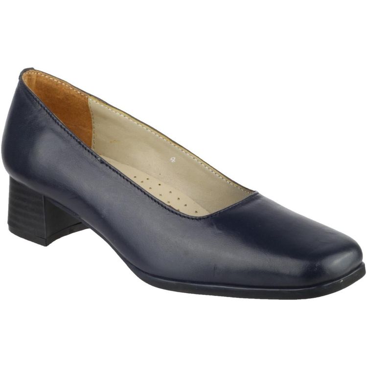 Amblers Walford Ladies Leather Court Heels image 7