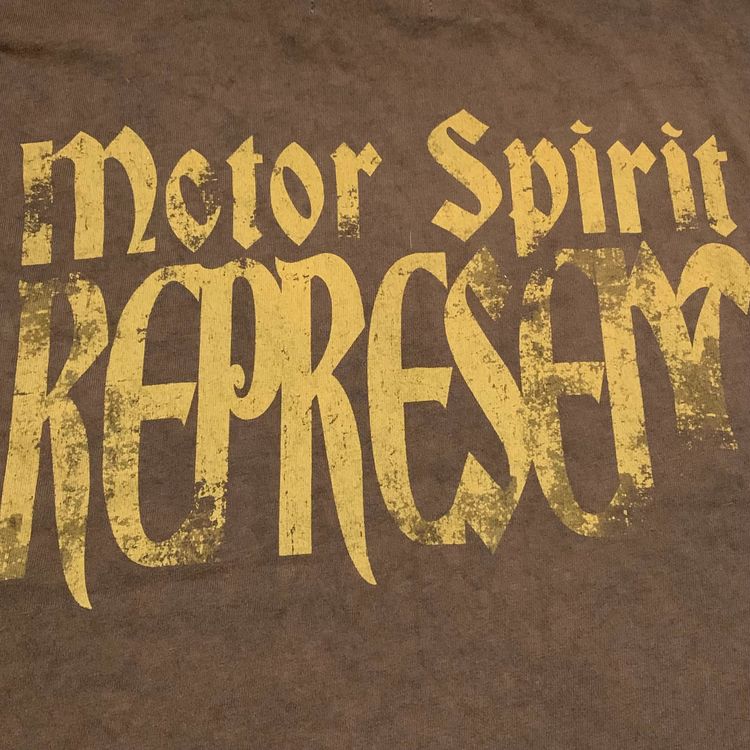 Represent Small Ride Thru Hell Vintage Brown Tee Motor Spirit image 7