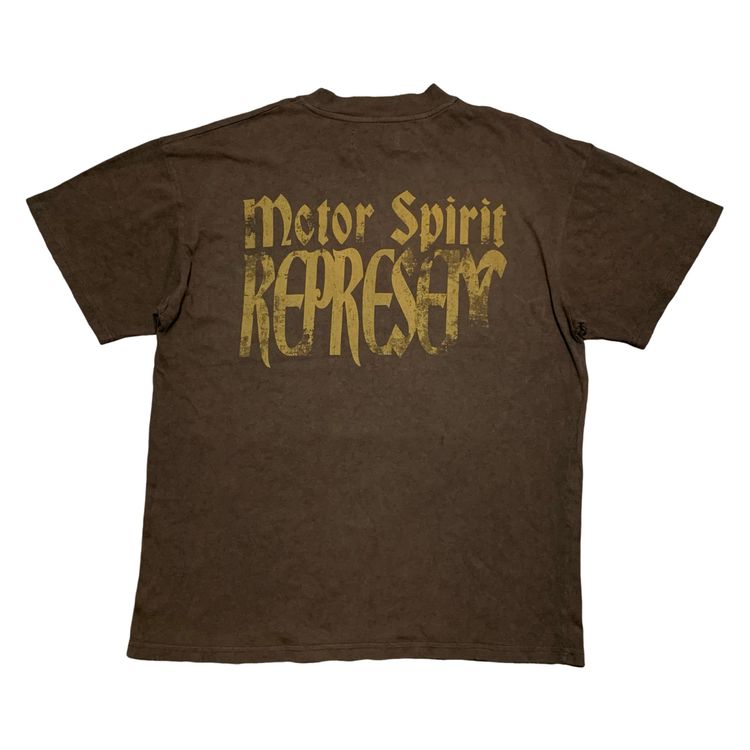 Represent Small Ride Thru Hell Vintage Brown Tee Motor Spirit image 2