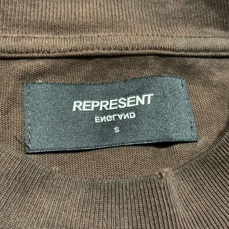 Represent Small Ride Thru Hell Vintage Brown Tee Motor Spirit image 3