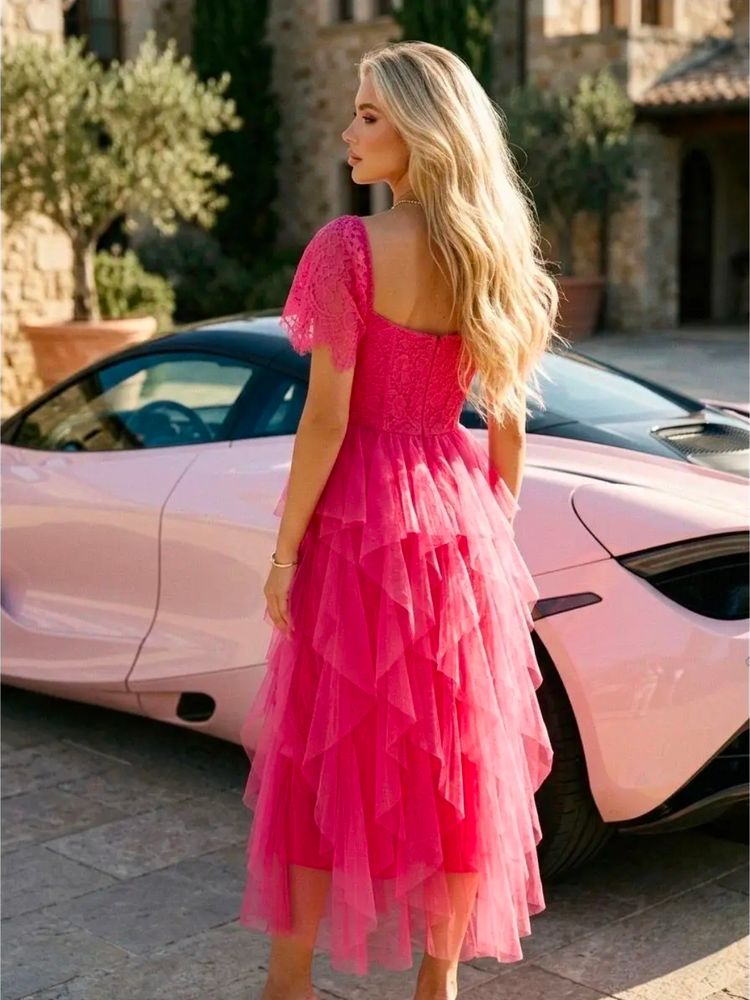 Tulle Midi Dress 4