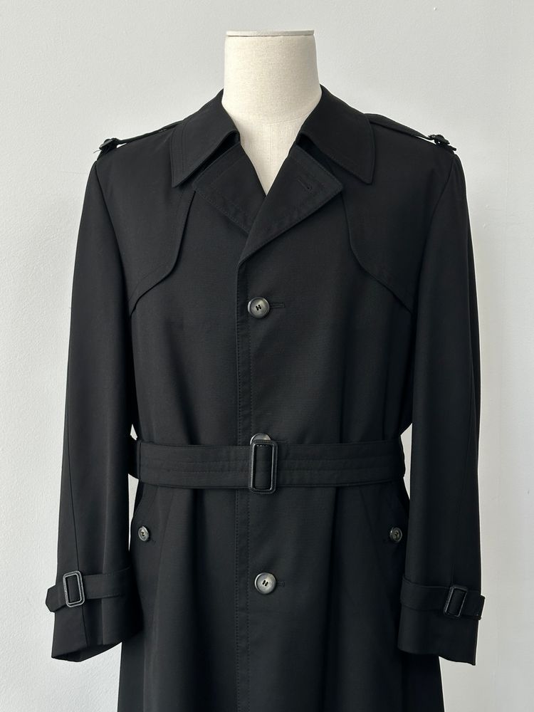 Vintage 1990s Double Breasted Belted Trench Coat - M-L obraz 7