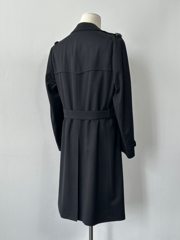 Vintage 1990s Double Breasted Belted Trench Coat - M-L obraz 3