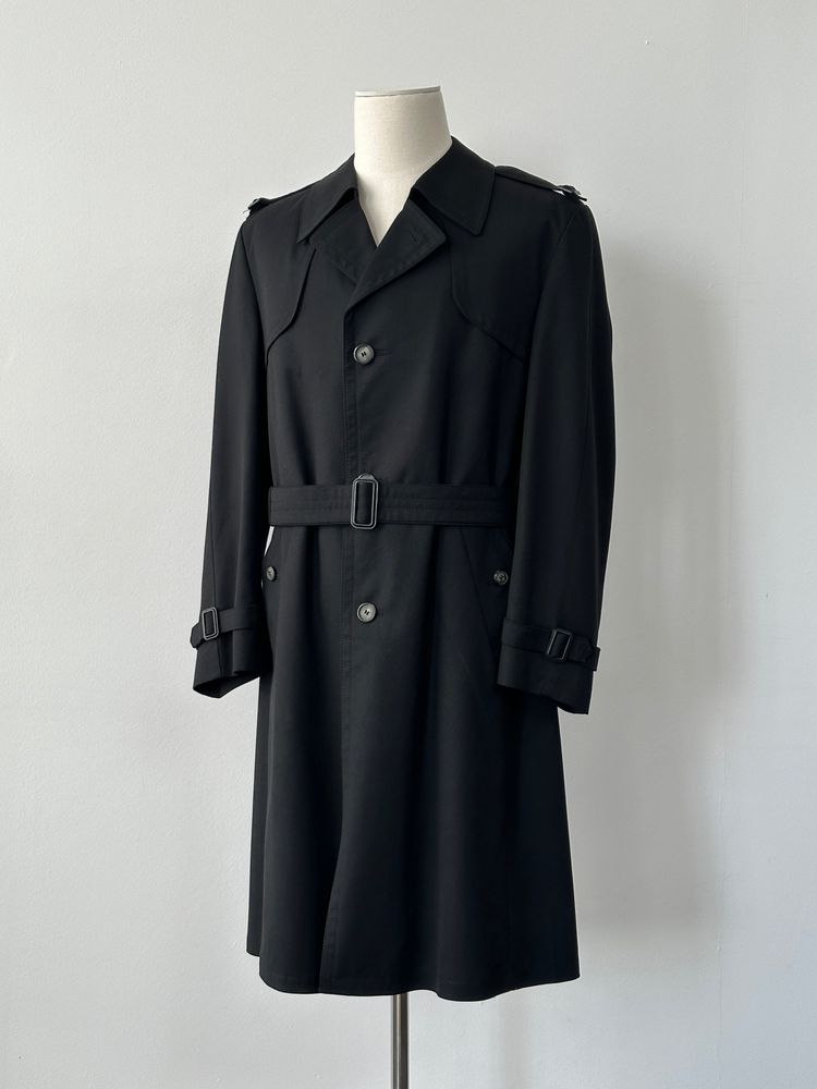 Vintage 1990s Double Breasted Belted Trench Coat - M-L image 1