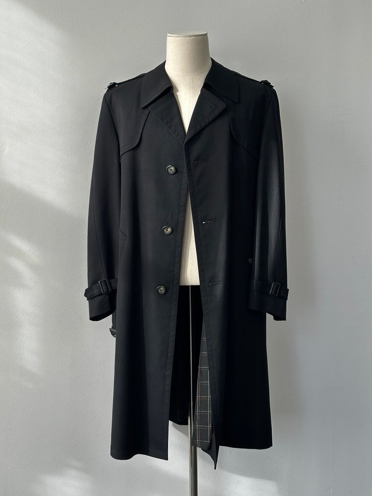 Vintage 1990s Double Breasted Belted Trench Coat - M-L obraz 2