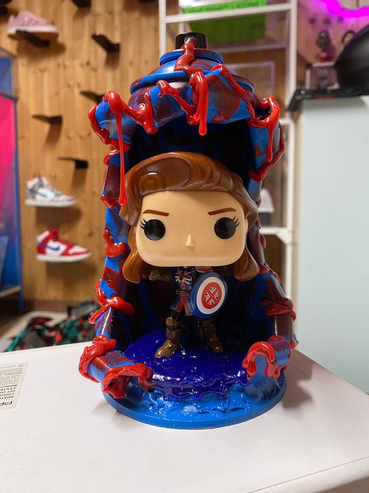 Funkopop Captain Carter Marvel custom