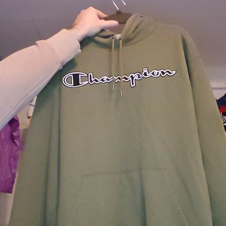 Champion size large mens khaki green product image
