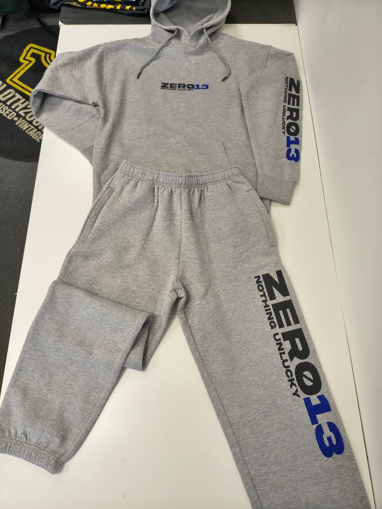 Zero13 Grey full tracksuit, Brand new, all sizes 