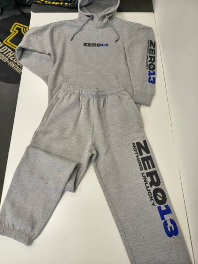 Zero13 Grey full tracksuit, Brand new, all sizes