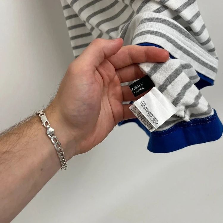 Immagine di Burberry Striped Black Label T-Shirt 5