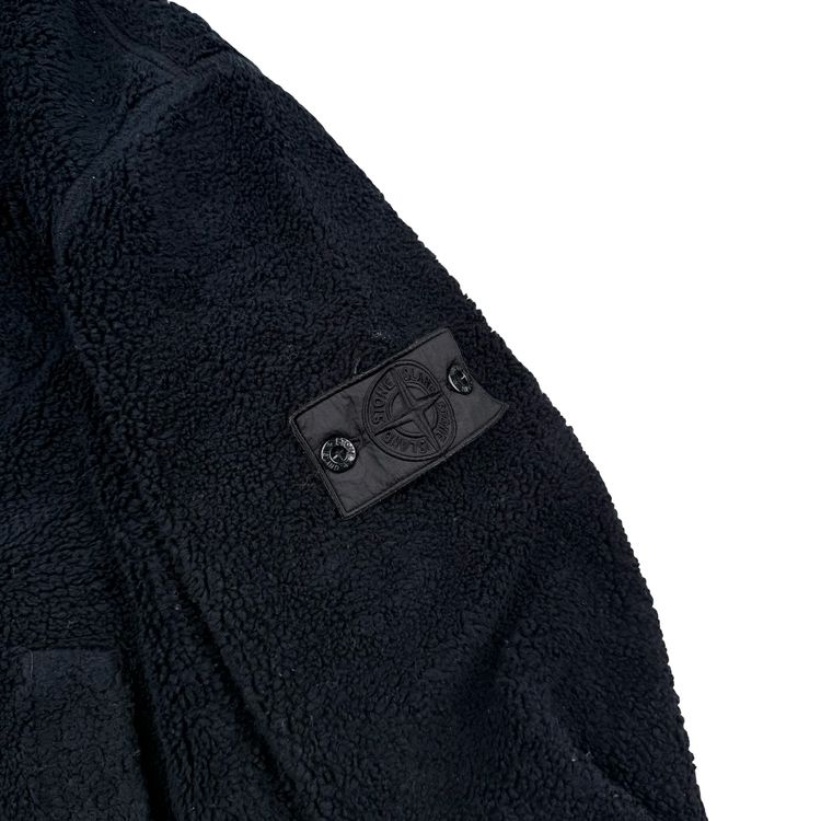 Stone Island 2017 Black Teddy Fleece Shadow Project Hoodie - Small image 5