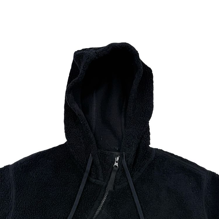 Stone Island 2017 Black Teddy Fleece Shadow Project Hoodie - Small image 2