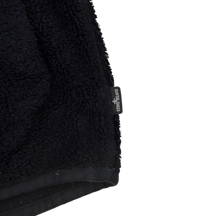 Stone Island 2017 Black Teddy Fleece Shadow Project Hoodie - Small image 7