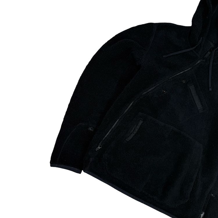 Stone Island 2017 Black Teddy Fleece Shadow Project Hoodie - Small image 13