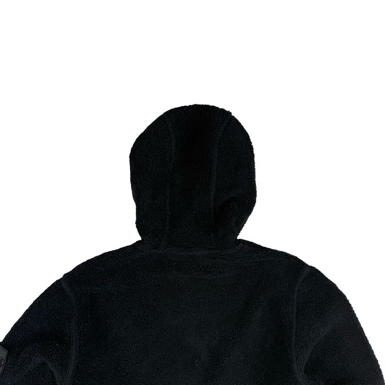 Stone Island 2017 Black Teddy Fleece Shadow Project Hoodie - Small image 8