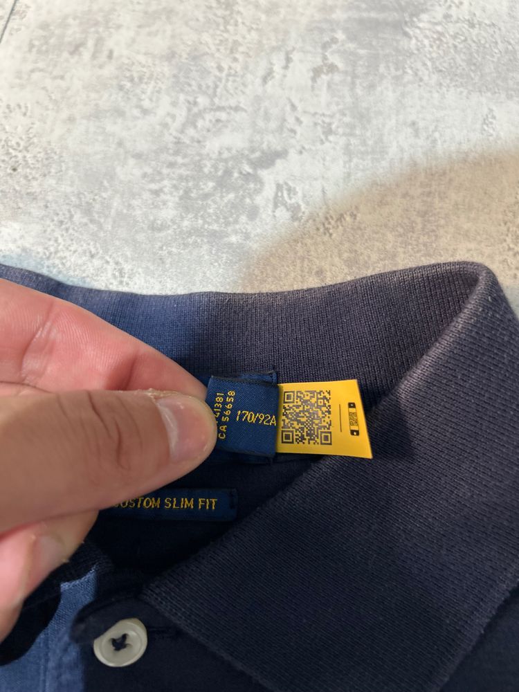 Polo Ralph Lauren Navy Blue Polo Shirt imagen 4