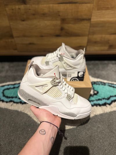Nike Air Jordan 4 “White Oreo” U.K. 10