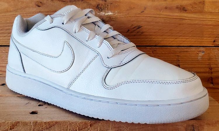 Nike Ebernon Low Leather Trainers UK10.5/US11.5/EU45.5 AQ1775-100 Triple White image 8