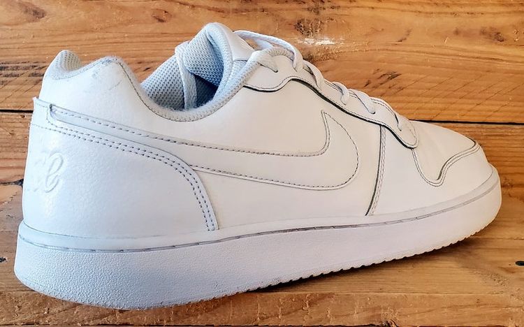 Nike Ebernon Low Leather Trainers UK10.5/US11.5/EU45.5 AQ1775-100 Triple White image 9
