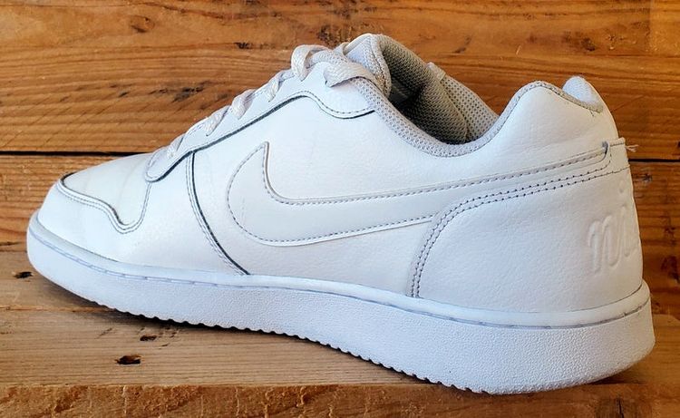 Nike Ebernon Low Leather Trainers UK10.5/US11.5/EU45.5 AQ1775-100 Triple White image 13