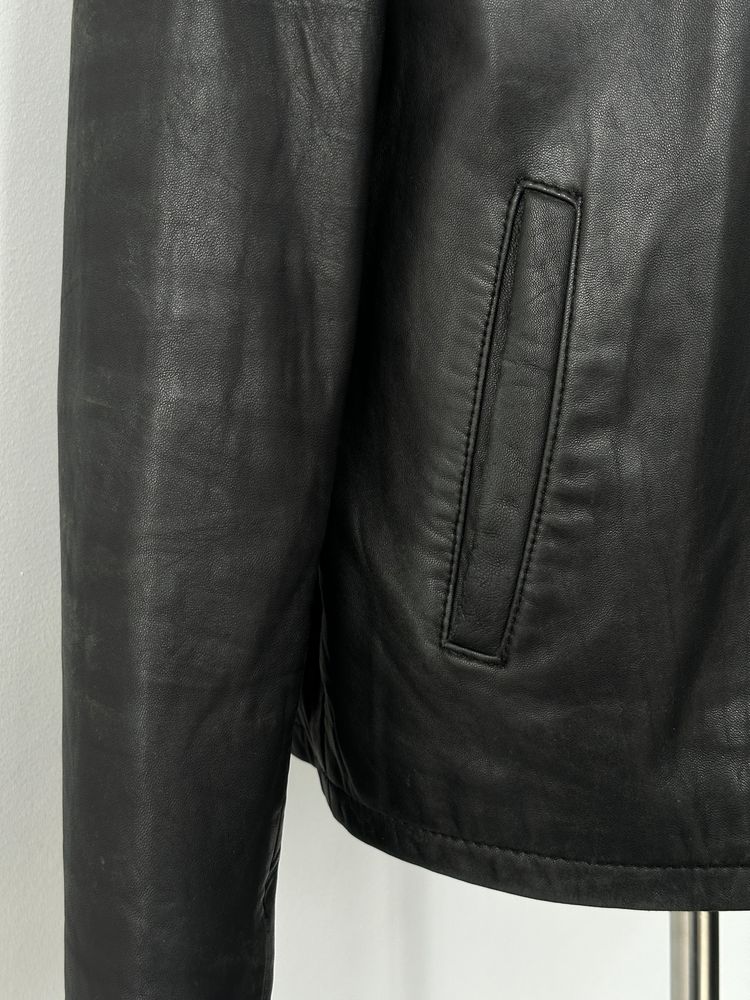 Vintage 2000s Aged Soft Leather Jacket - M imagen 10