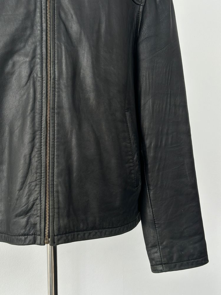 Vintage 2000s Aged Soft Leather Jacket - M imagen 4