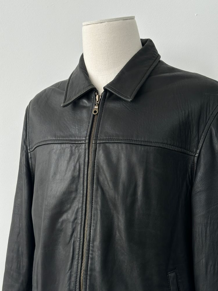 Vintage 2000s Aged Soft Leather Jacket - M imagen 11