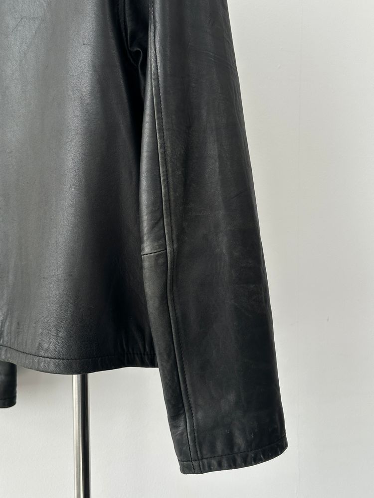 Vintage 2000s Aged Soft Leather Jacket - M imagen 6