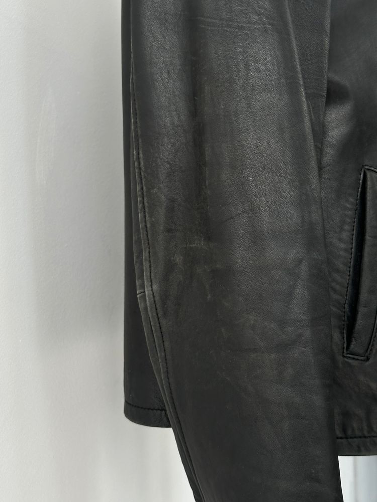 Vintage 2000s Aged Soft Leather Jacket - M imagen 8