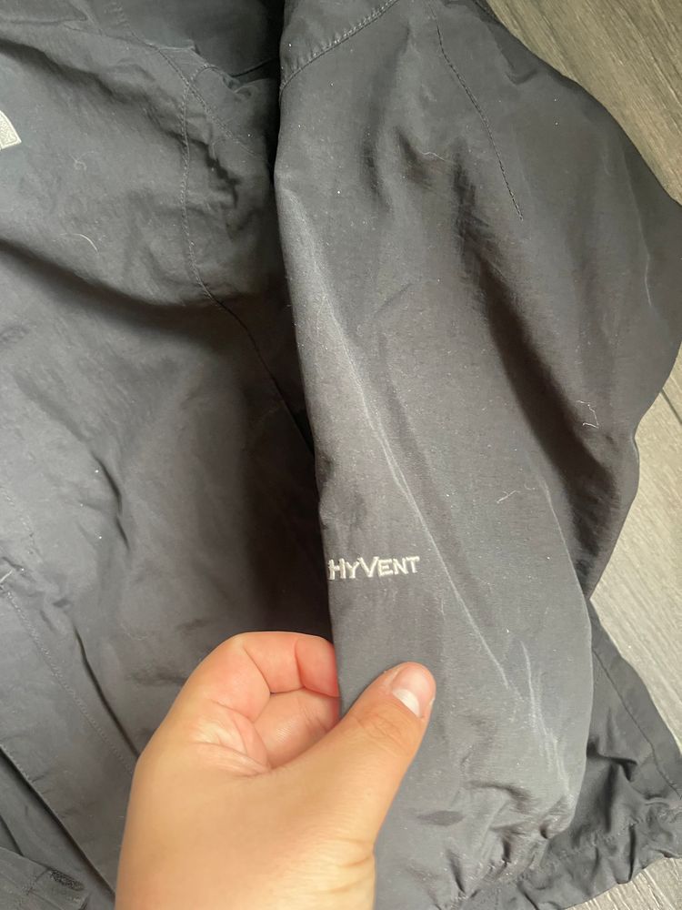Black Hyvent North Face Raincoat 2