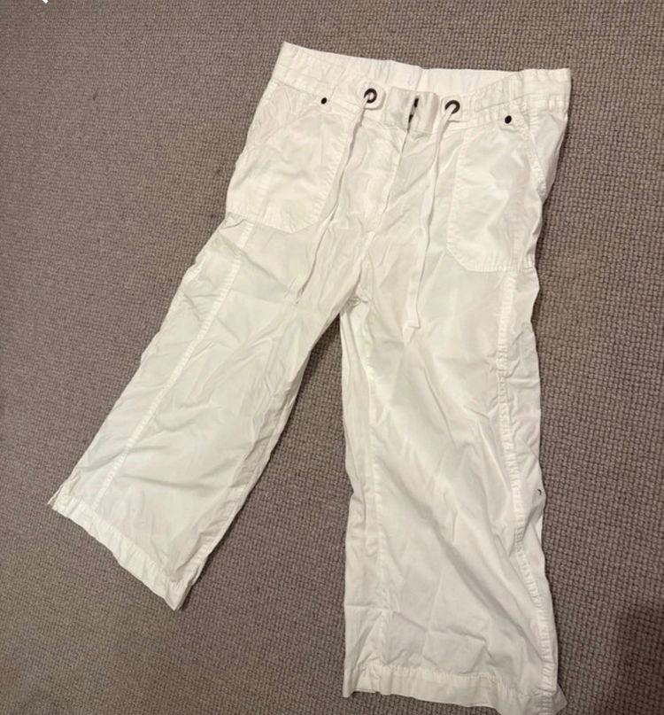 Other Vintage white low waisted capri pants  product image