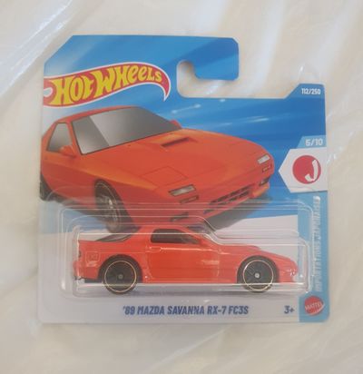'89 Mazda Savanna Rx-7 Fc3S Hot Wheels Car