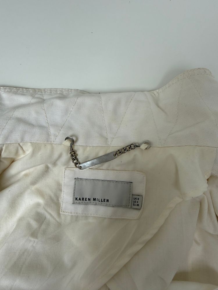 Karen Millen Funnel Neck Corset Jacket (UK8) imagen 10