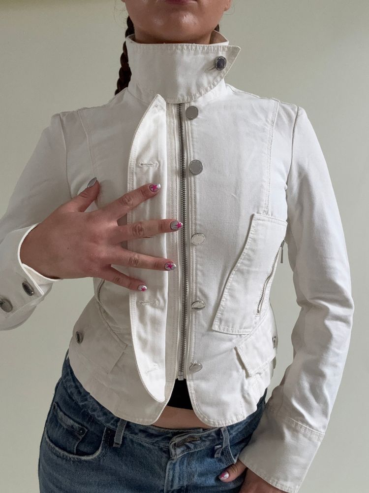 Karen Millen Funnel Neck Corset Jacket (UK8) imagen 9